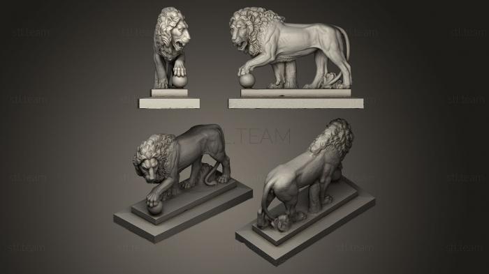 3D модель Неоклассический лев (STL)